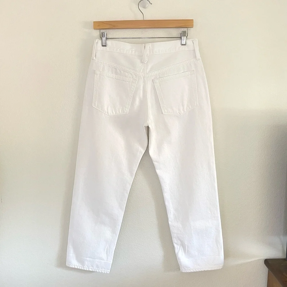 NWT J. Crew Slouchy Boyfriend Jean White 26 Petite